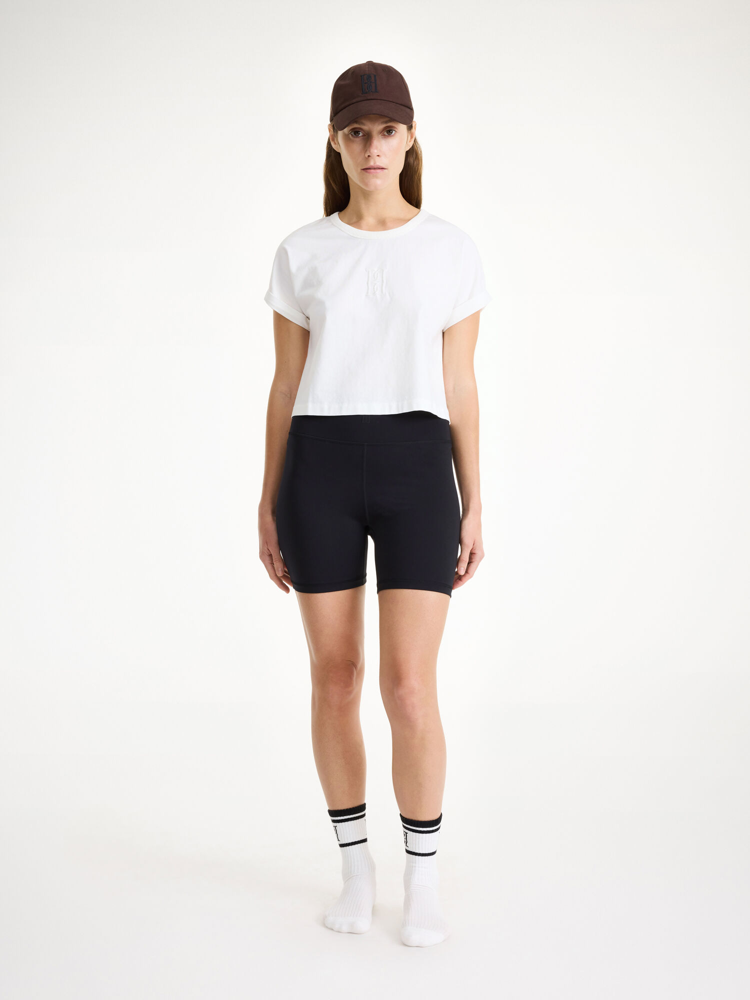 Odzież sportowa By Malene Birger Hedalia Organic Cotton T-shirt Białe | PL_BB67296