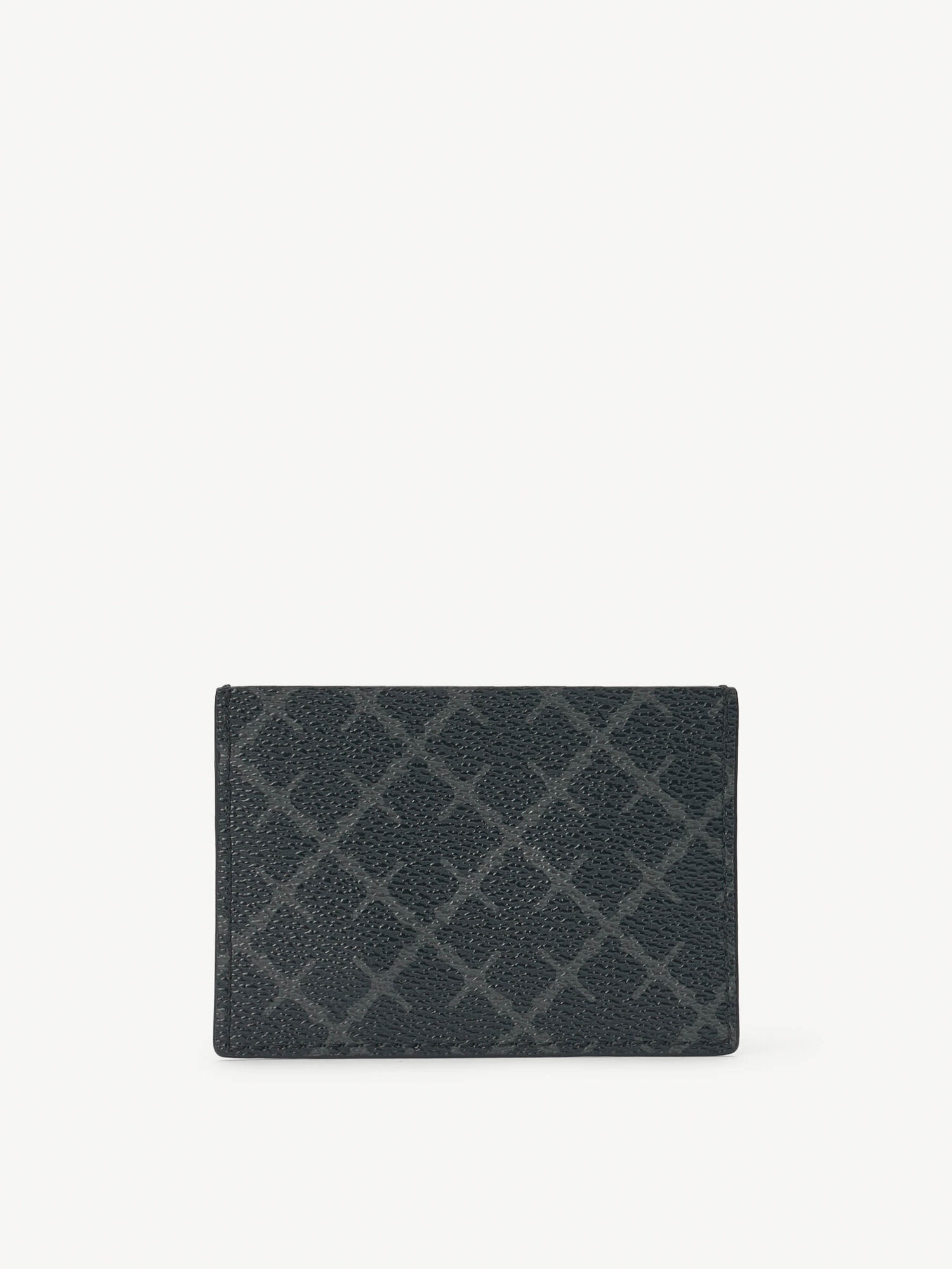 Portfele i wizytowniki By Malene Birger Elia Printed Cardholder Charcoal | PL_BB96992