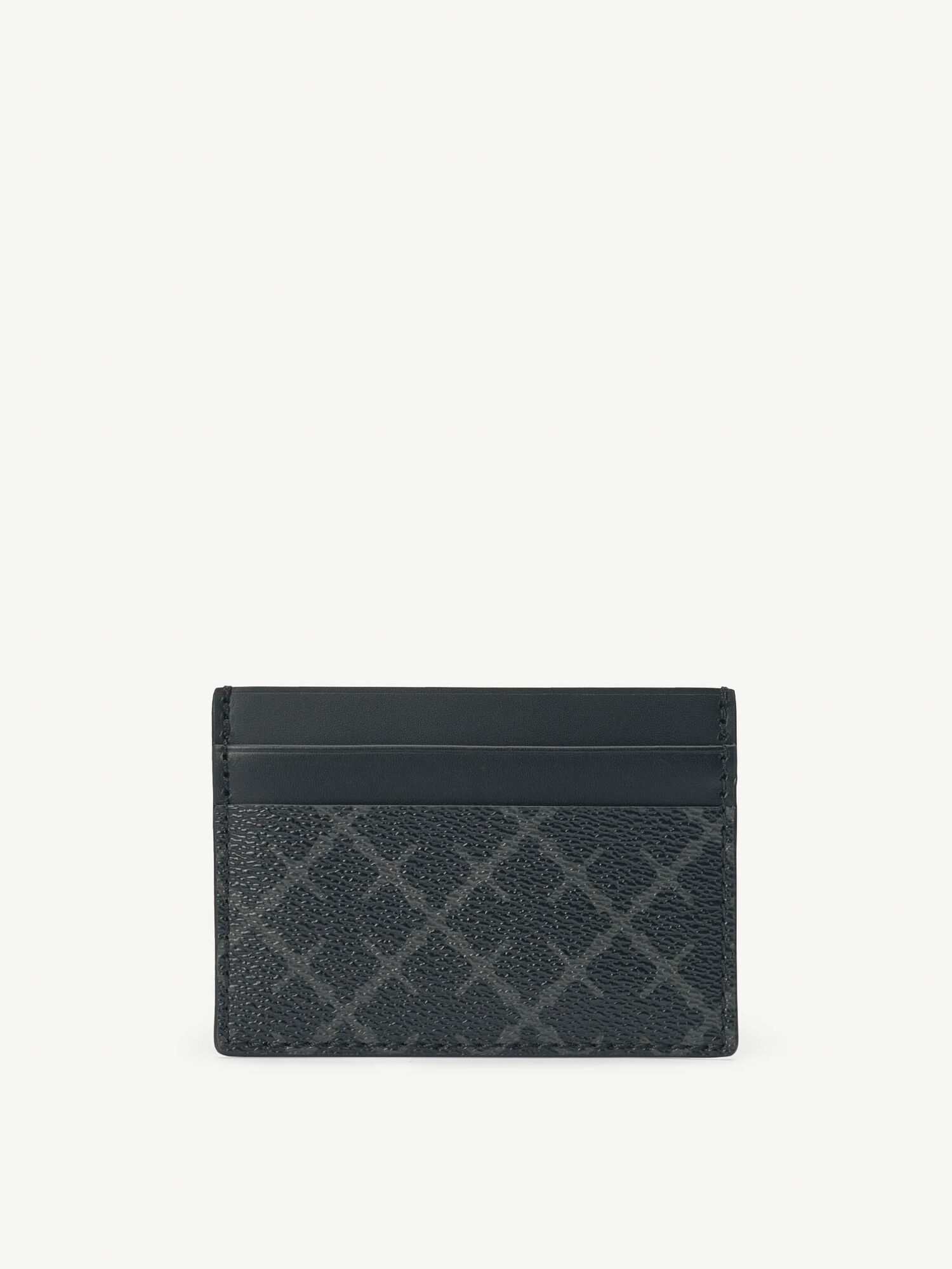 Portfele i wizytowniki By Malene Birger Elia Printed Cardholder Charcoal | PL_BB96992