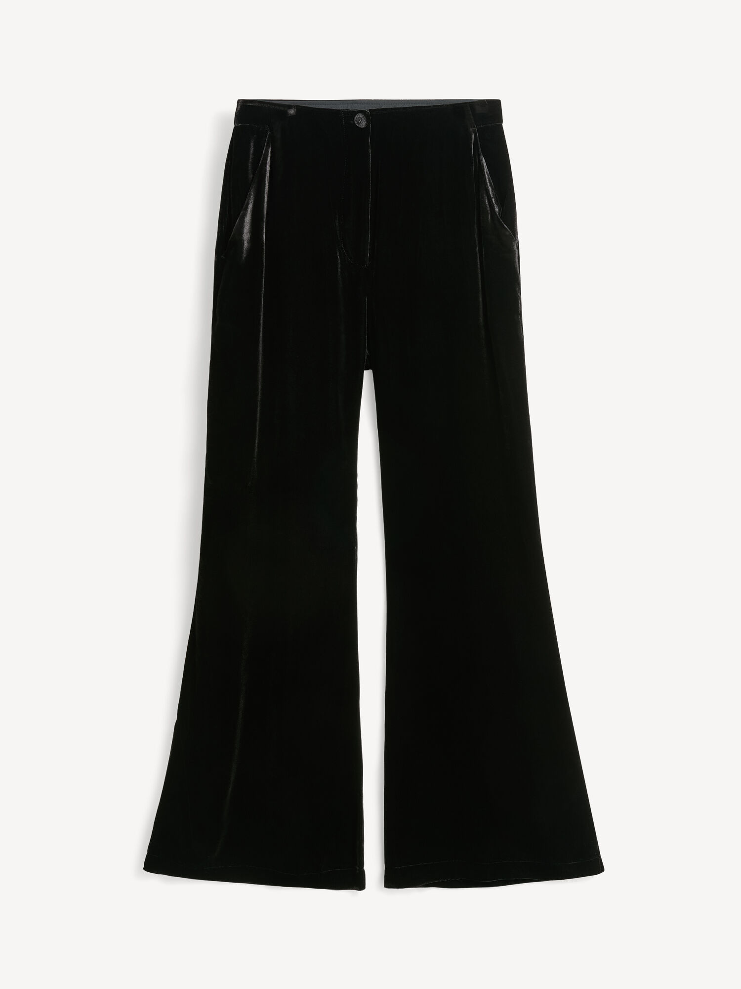 Portki By Malene Birger Amores High-waisted Czarne | PL_BB41484