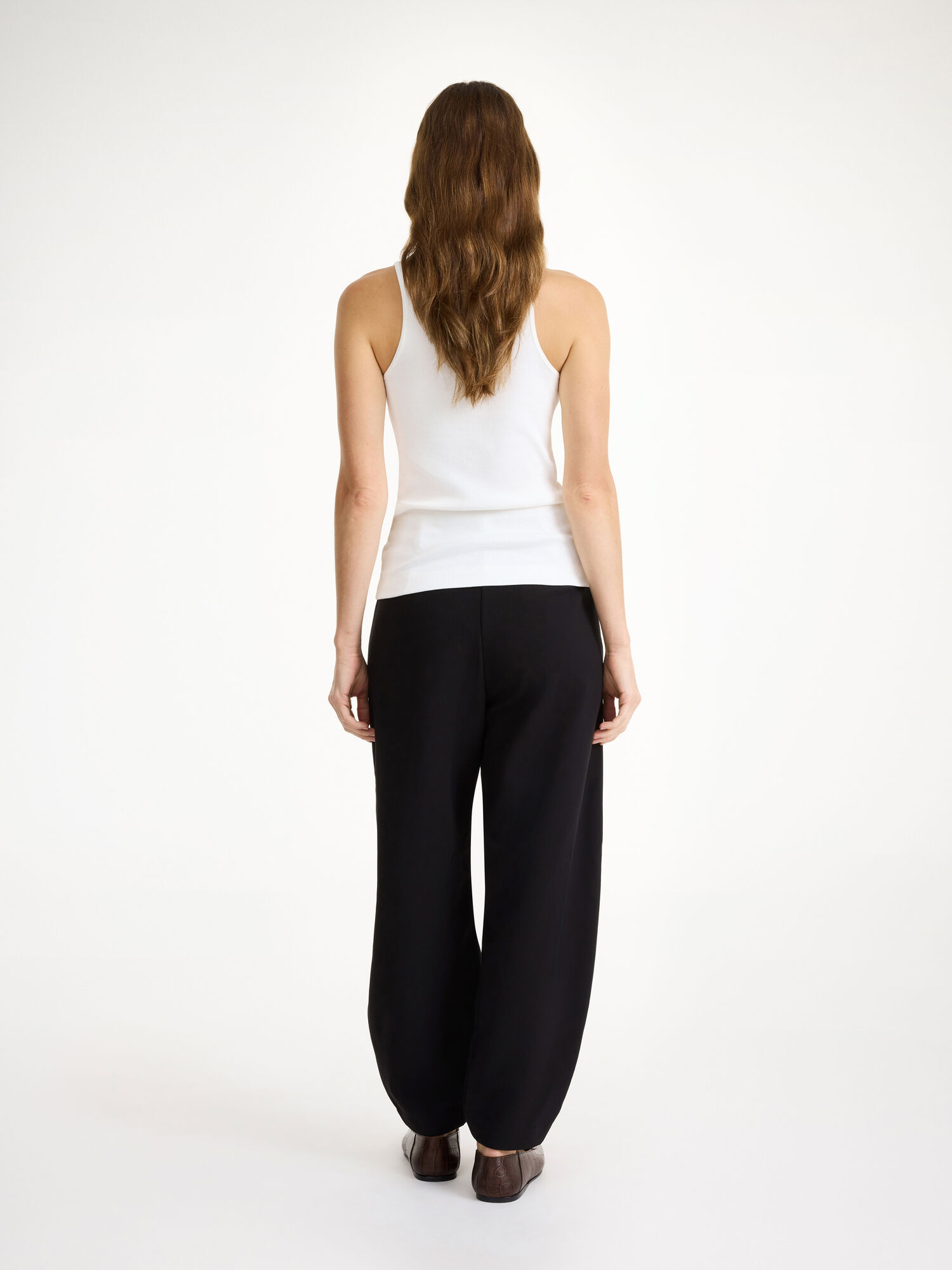 Portki By Malene Birger Carlien High-waist Czarne | PL_BB49662