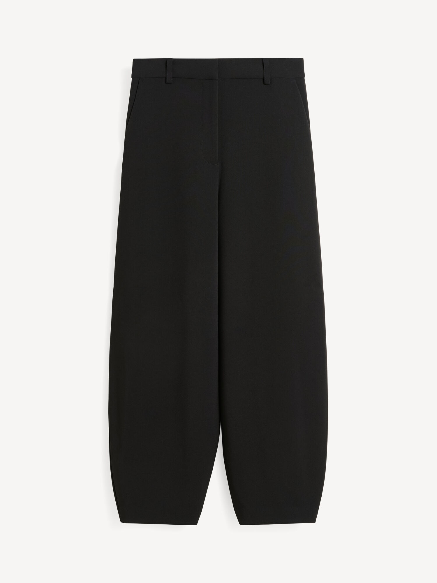 Portki By Malene Birger Carlien High-waist Czarne | PL_BB49662