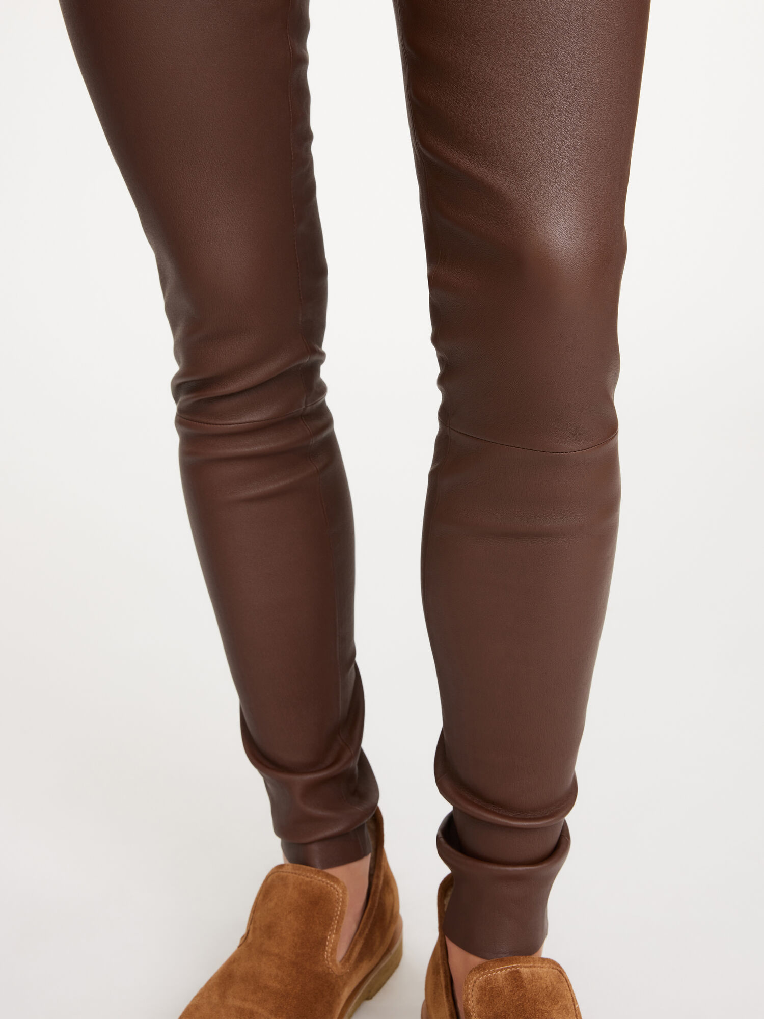 Portki By Malene Birger Elenasoo Leggings Chestnut | PL_BB60007