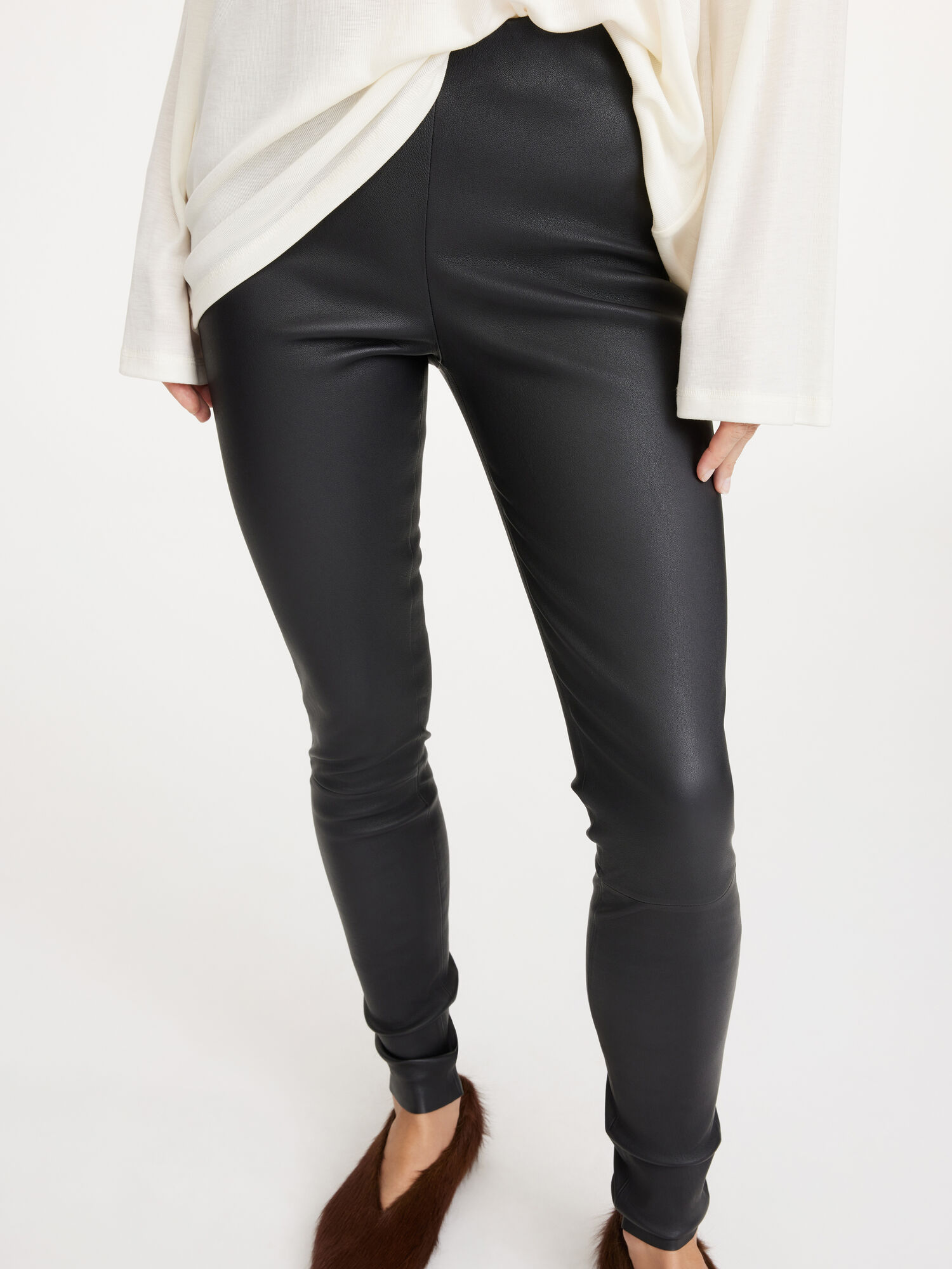 Portki By Malene Birger Elenasoo Leggings Czarne | PL_BB89285