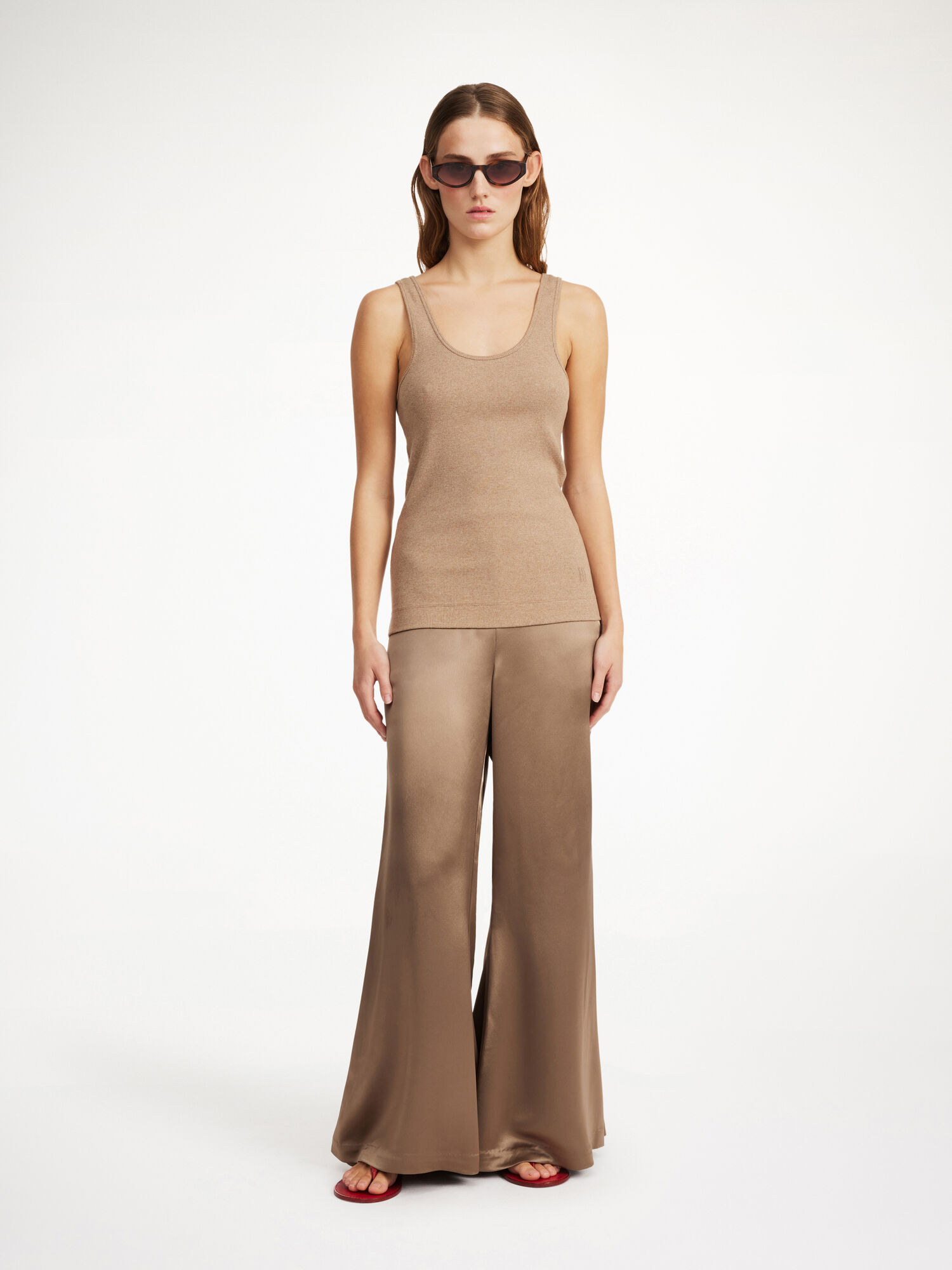 Portki By Malene Birger Lucee Flared Shitake | PL_BB75319