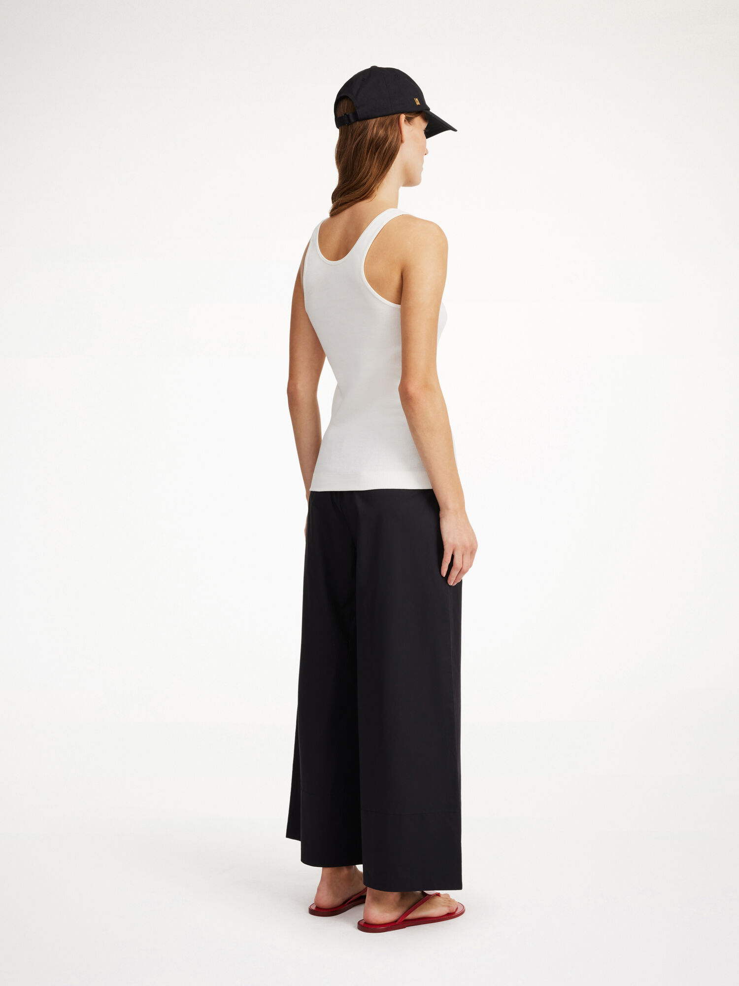 Portki By Malene Birger Luisa High-waisted Czarne | PL_BB50609