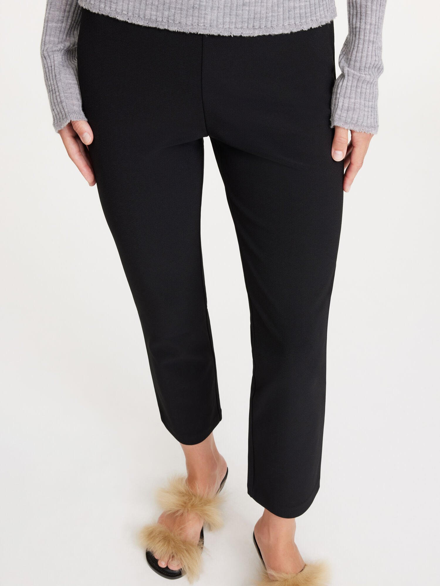 Portki By Malene Birger Vilea Cropped Czarne | PL_BB16156