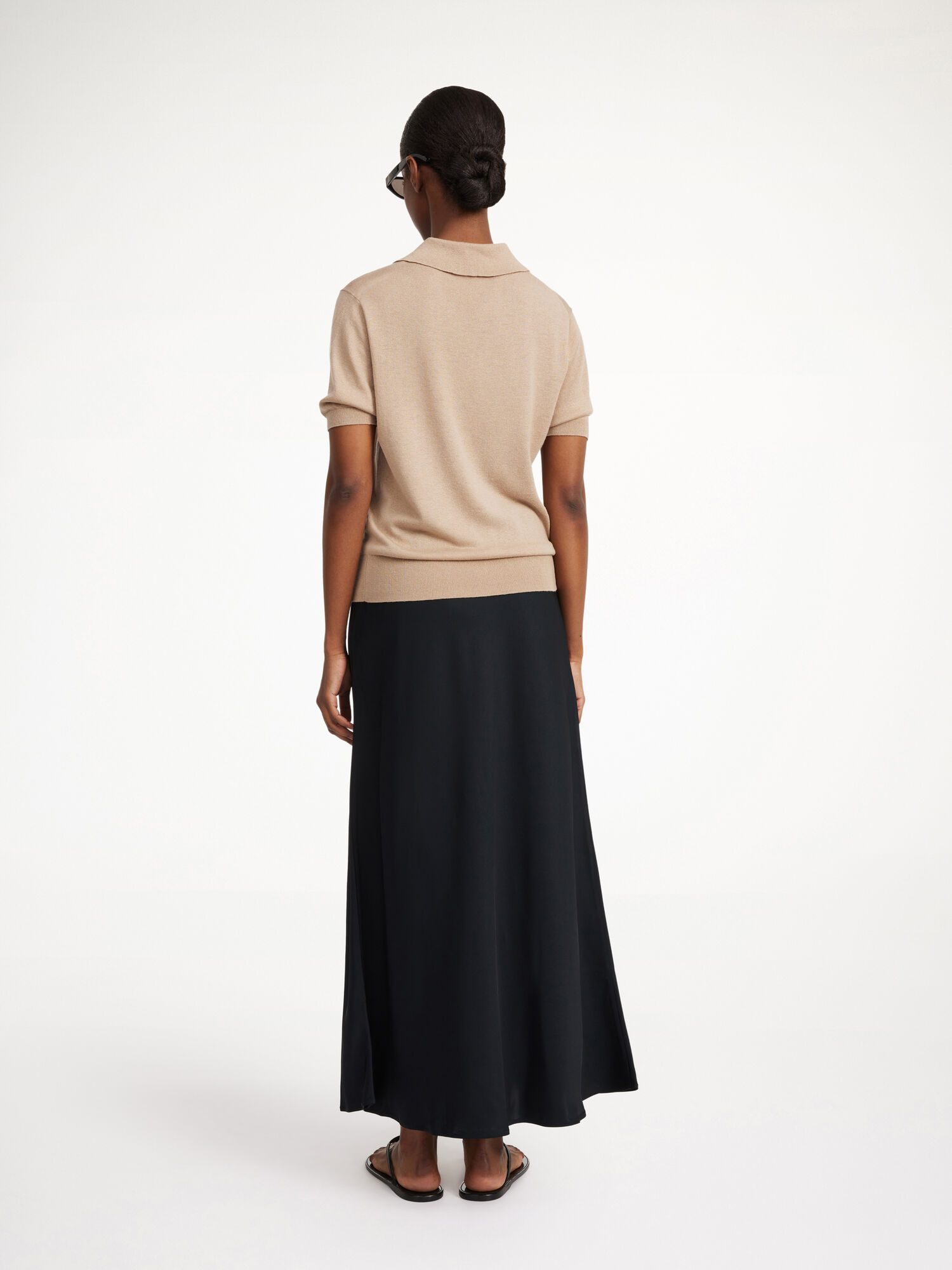 Spódnice By Malene Birger Boshan Midi Czarne | PL_BB25440