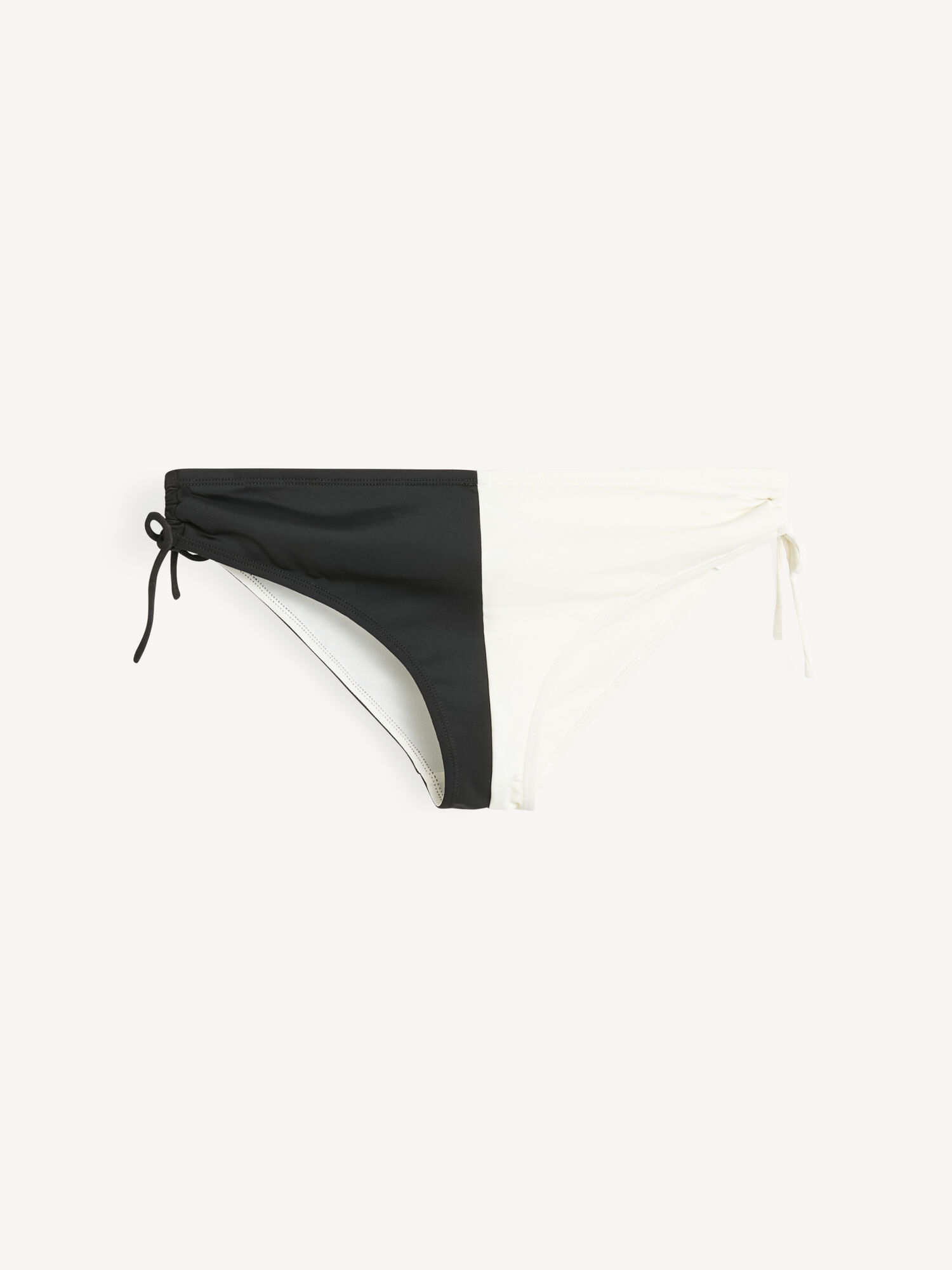 Stroje Pływackie By Malene Birger Seabay Low Bikini Bottoms Paski Czarne Białe | PL_BB61275