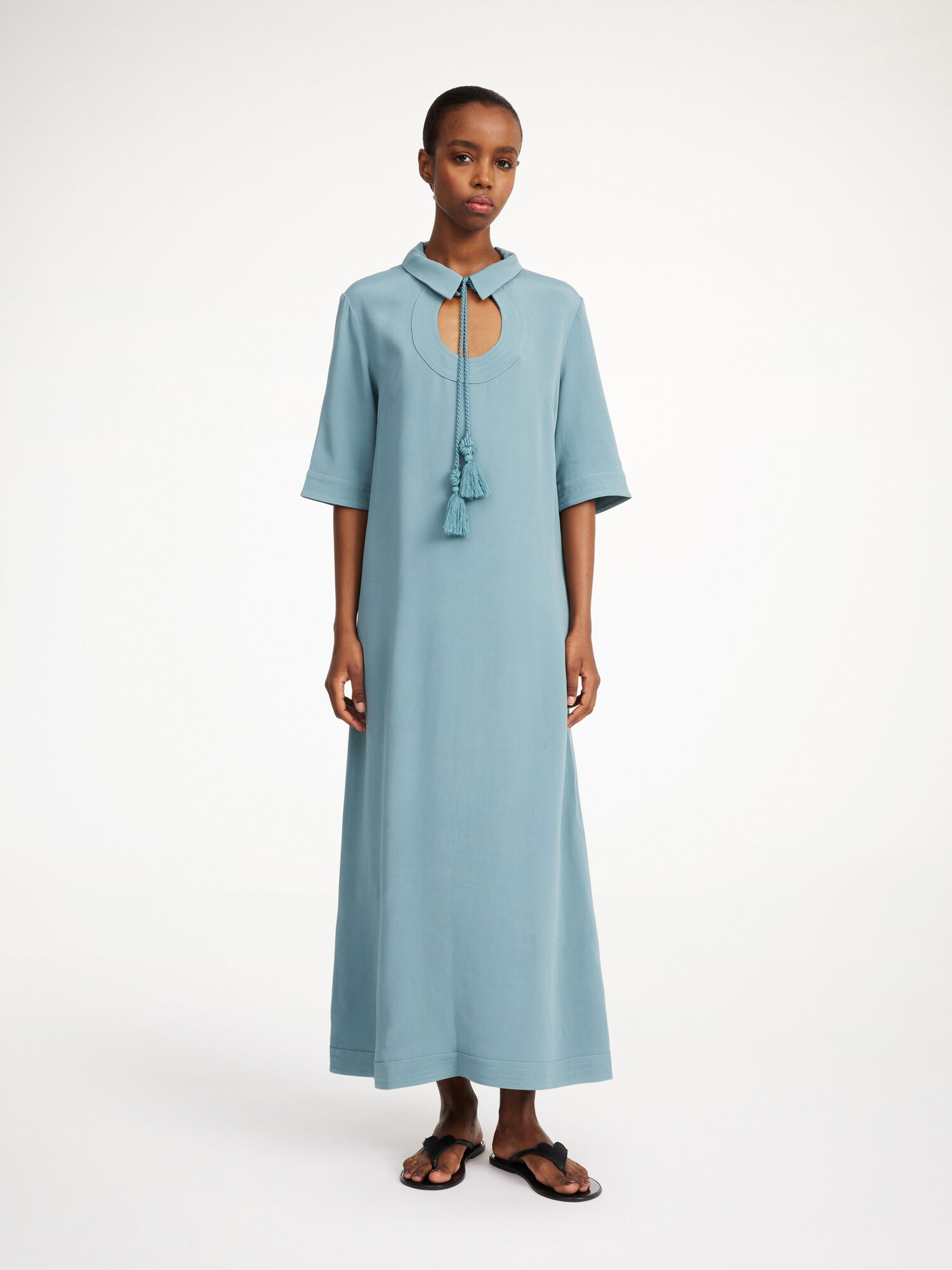 Sukienka By Malene Birger Brinney Maxi Cool Water | PL_BB74738