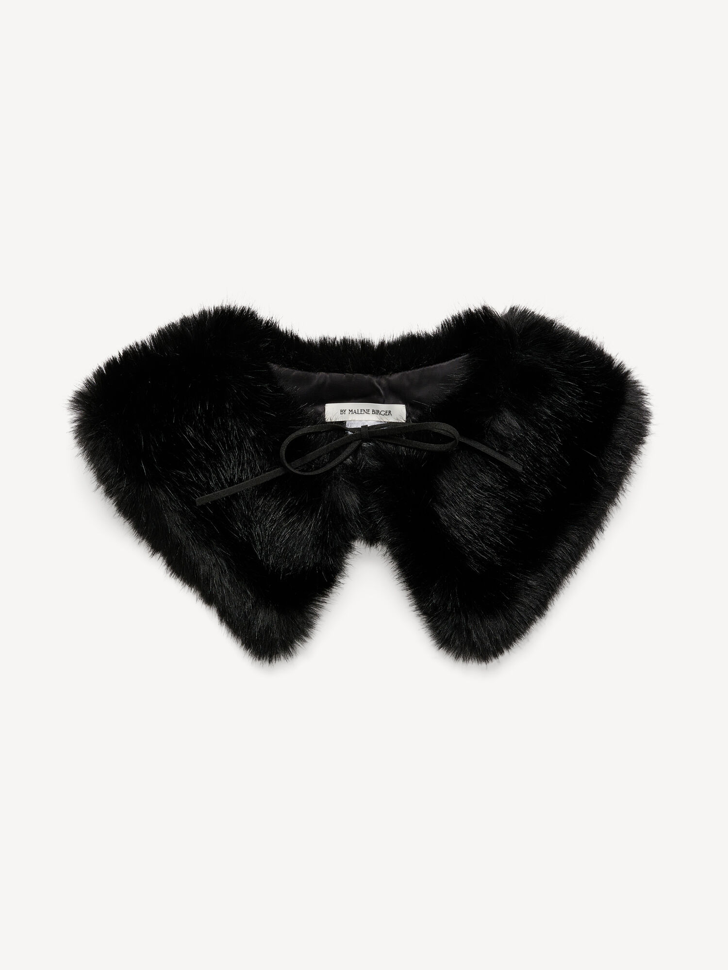 Szaliki By Malene Birger Cowie Faux Fur Collar Czarne | PL_BB77224