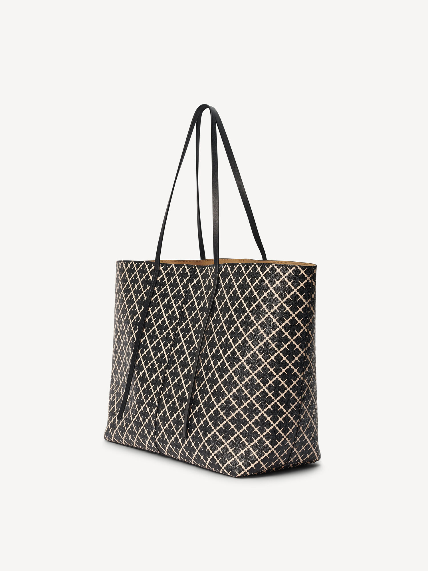 Torby By Malene Birger Abi Printed Tote Czarne | PL_BB76446