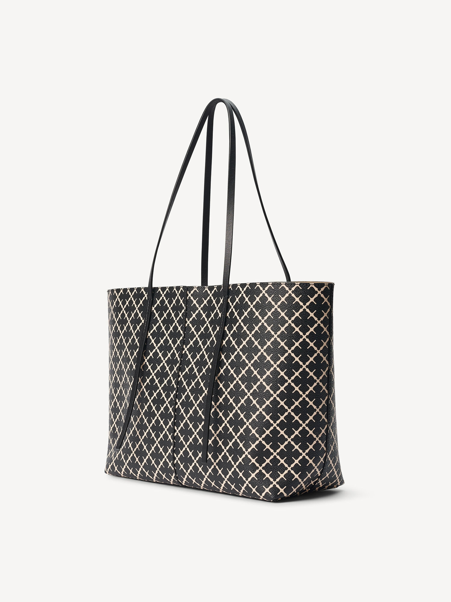 Torby By Malene Birger Abigail Printed Tote Czarne | PL_BB97919