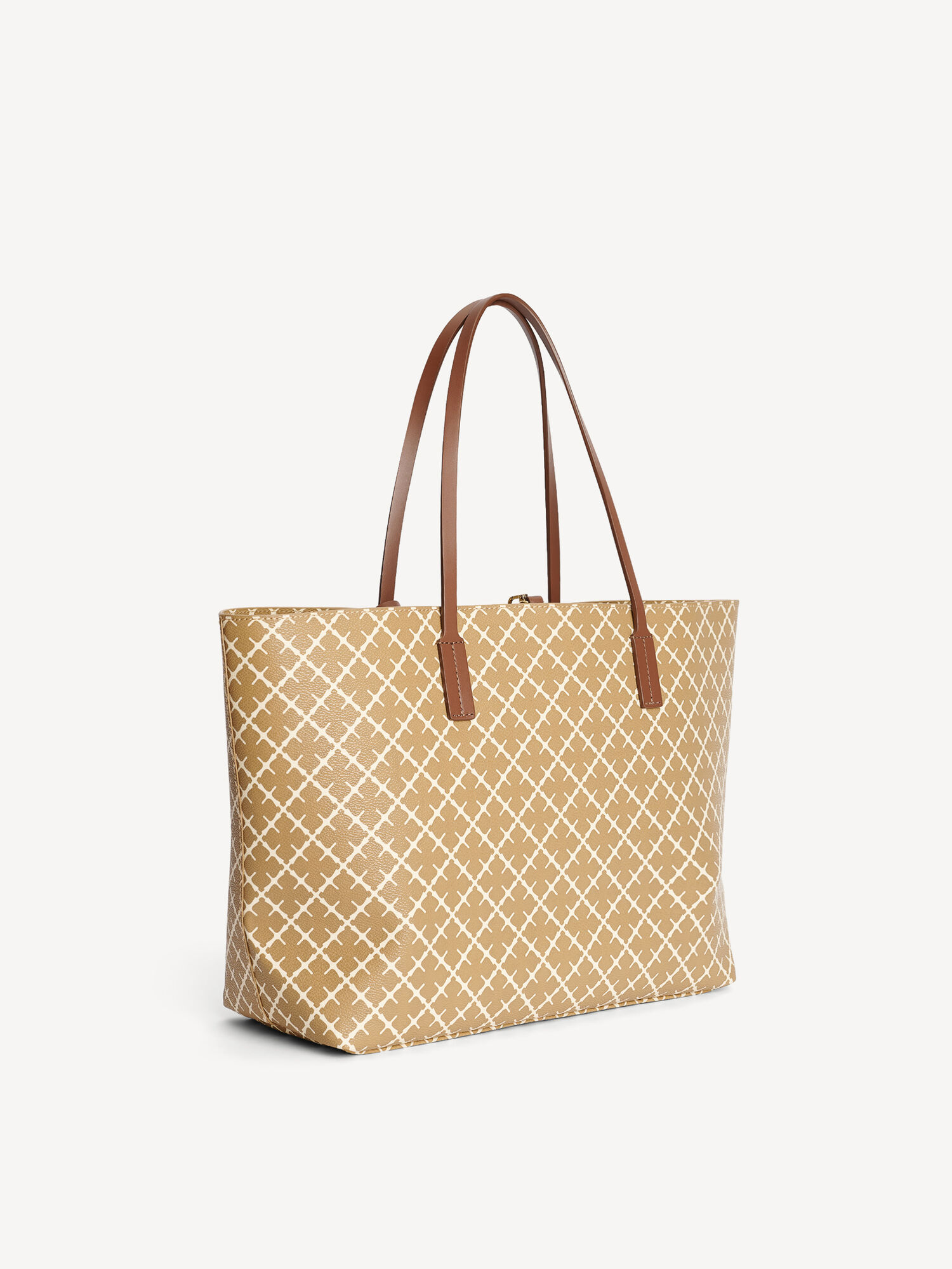 Torby By Malene Birger Abigail Printed Tote Beżowe | PL_BB58512