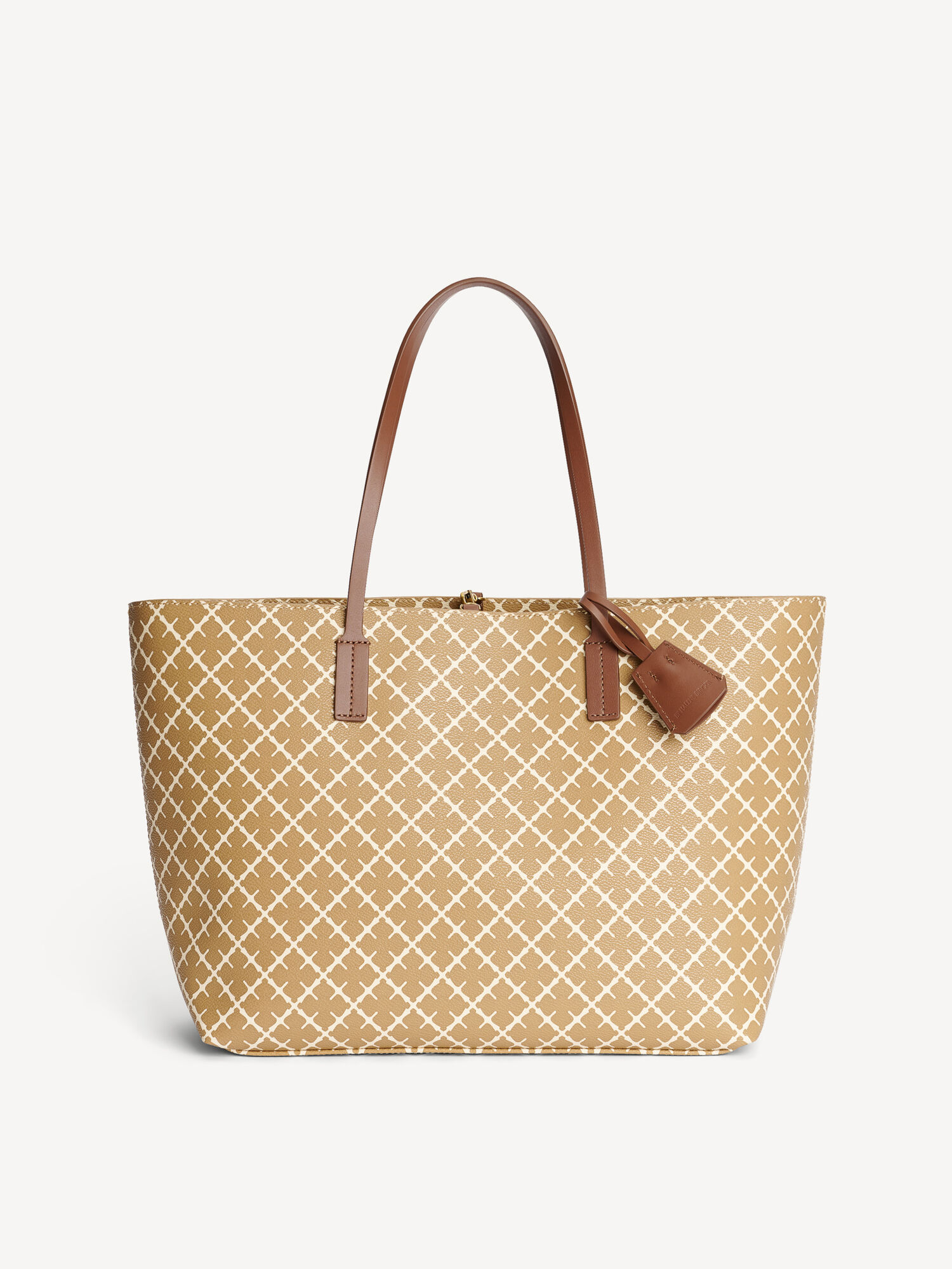 Torby By Malene Birger Abigail Printed Tote Beżowe | PL_BB58512