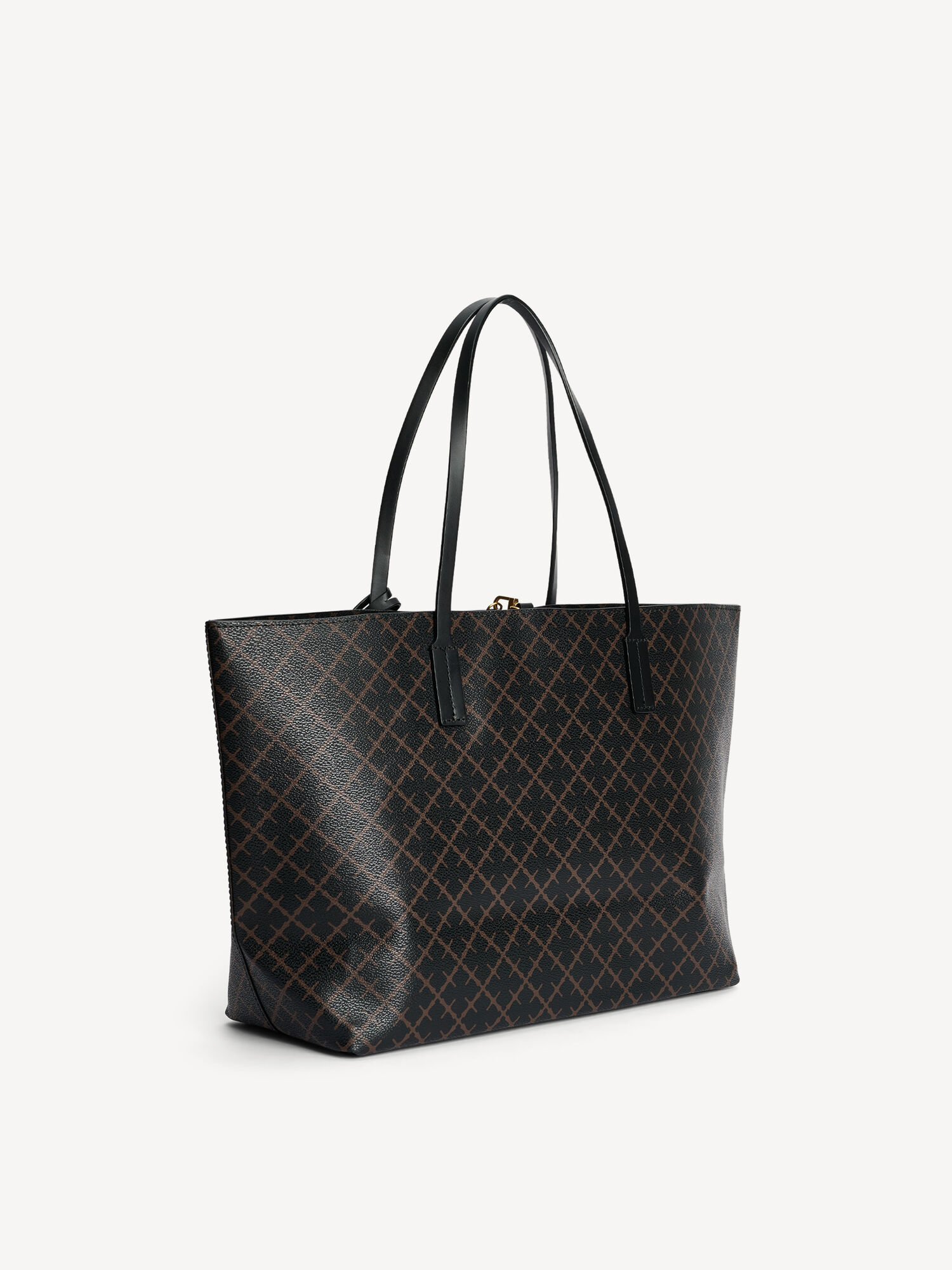 Torby By Malene Birger Abigail Printed Tote Ciemny | PL_BB75281