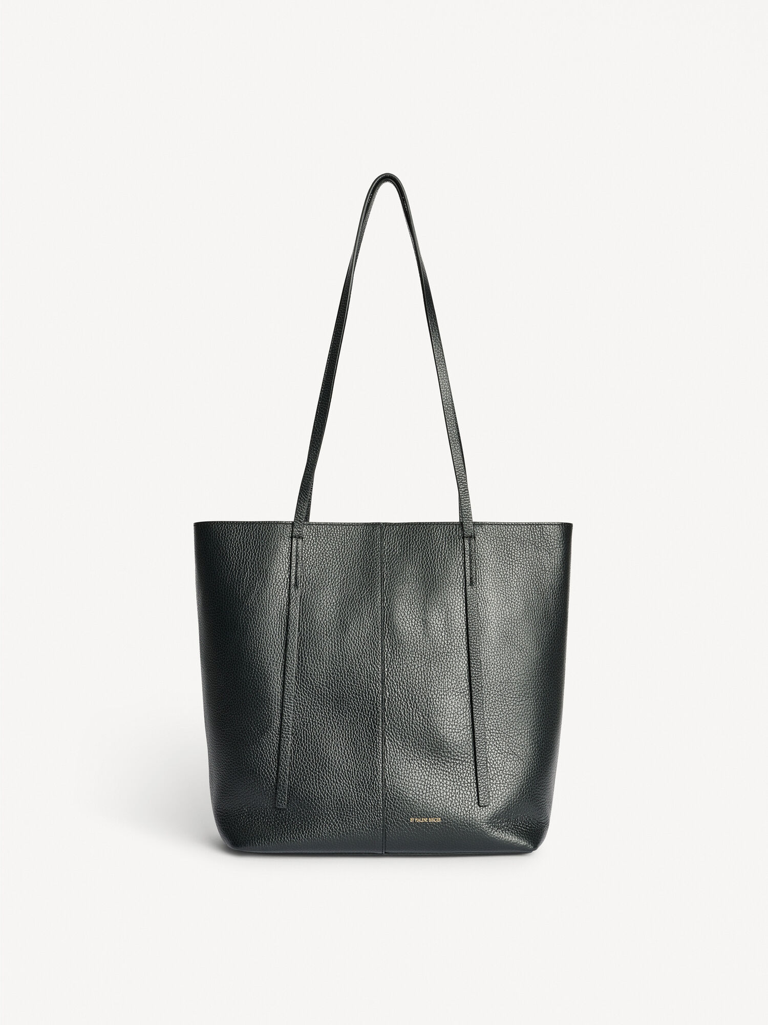 Torby By Malene Birger Abilso Leather Tote Czarne | PL_BB92660