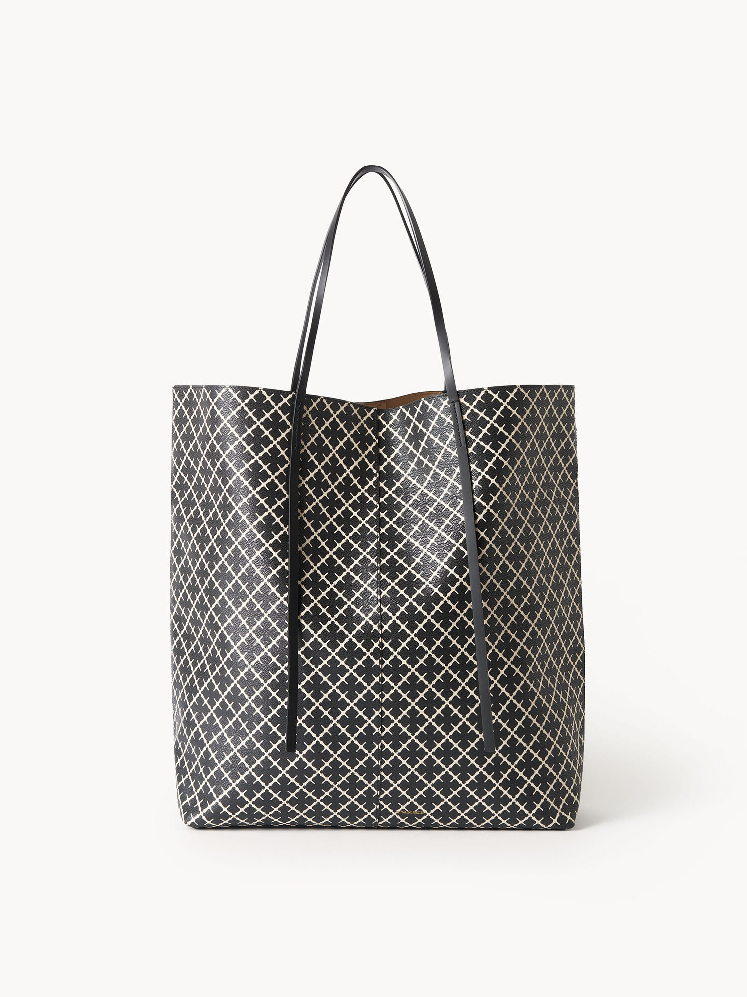 Torby By Malene Birger Abrille Printed Tote Czarne | PL_BB67925