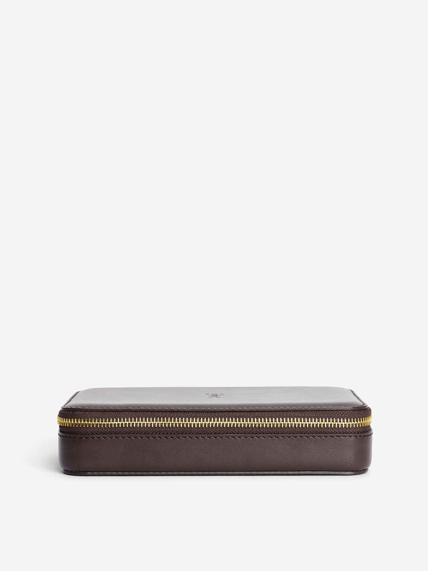 Torby kosmetyczne By Malene Birger Aya Cher Leather Jewellery Case Ciemny Brązowe | PL_BB34665